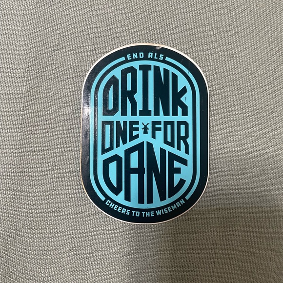 Dutch Bros Drink One For Dane Sticker - Picture 1 of 2